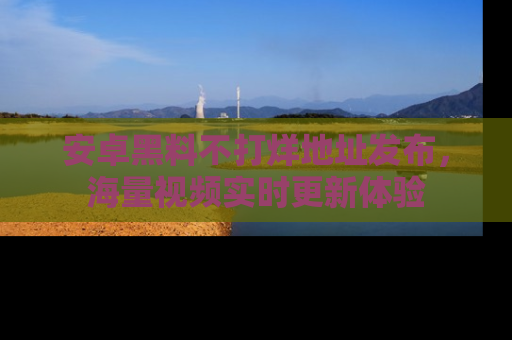 安卓黑料不打烊地址发布，海量视频实时更新体验