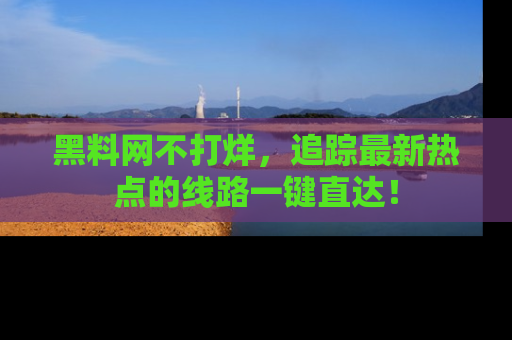 黑料网不打烊，追踪最新热点的线路一键直达！