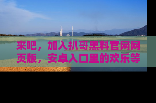 来吧，加入扒哥黑料官网网页版，安卓入口里的欢乐等着你！
