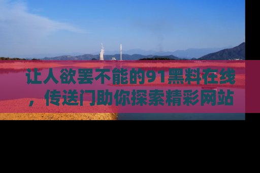 让人欲罢不能的91黑料在线，传送门助你探索精彩网站内幕！