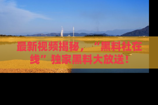 最新视频揭秘，“黑料社在线”独家黑料大放送！